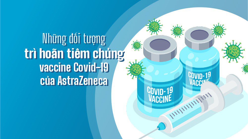 Những đối tượng trì hoãn tiêm chủng vaccine Covid-19 của AstraZeneca