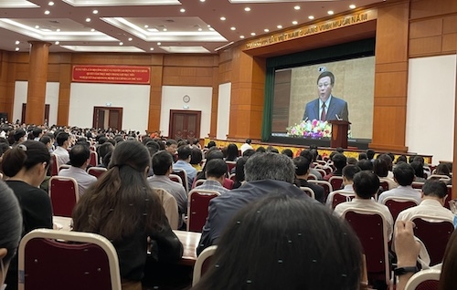 Hàng nghìn đảng viên ngành Tài chính tham dự Hội nghị quán triệt Nghị quyết Đại hội XIII