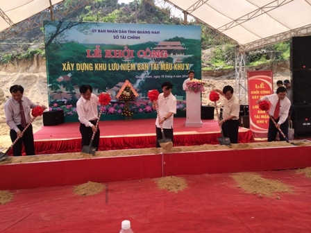 Khởi công xây dựng Khu Lưu niệm Ban Tài mậu khu V tỉnh Quảng Nam