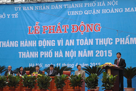 Hà Nội: Thanh, kiểm tra an toàn thực phẩm tại bếp ăn tập thể