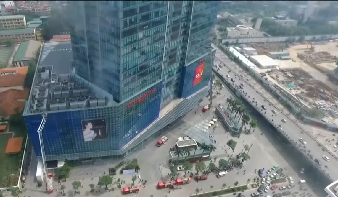 Lotte Center Hà Nội diễn tập đối phó với ‘bà hỏa’