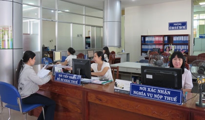 tien giang thu thue quy i2018 dat hon 30 du toan nam