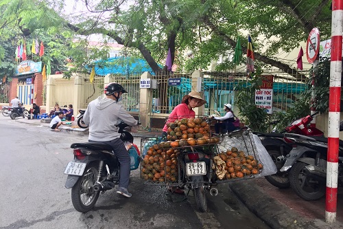 Kiếm tiền triệu mỗi ngày nhờ bán nước ép cam, dứa