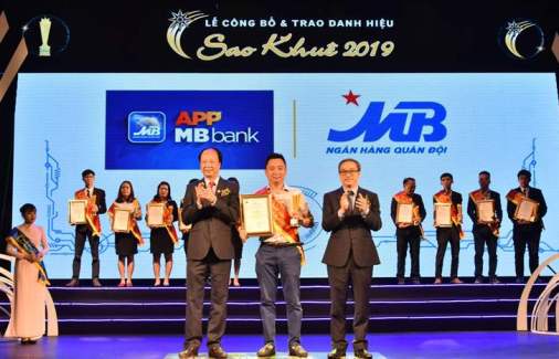 App MBBank đạt danh hiệu “Sao Khuê 2019”