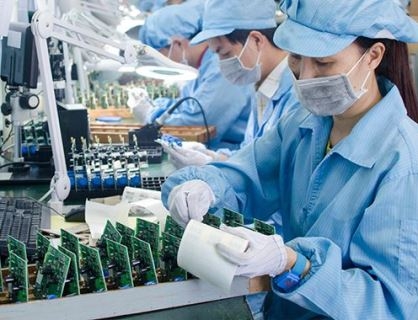 Sản xuất điện tử, máy vi tính 3 tháng đầu năm tăng 14,3%