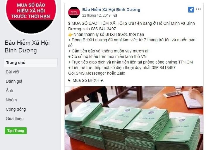 Cảnh báo tình trạng mạo danh thu gom sổ BHXH nhằm trục lợi