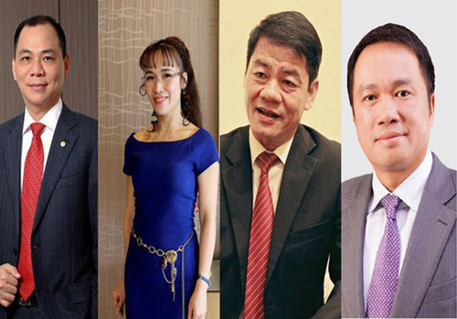 4 doanh nhân Việt Nam lọt vào danh sách tỷ phú của tạp chí Forbes