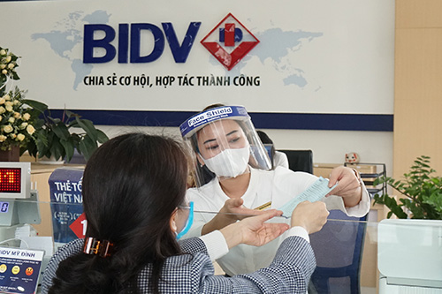hoạt động giao dịch tại BIDV trong thời dịch COVID-19