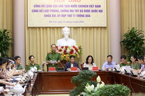 Công bố Lệnh của Chủ tịch nước về Luật Phòng, chống ma túy