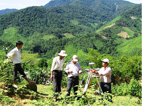 Kinh phí xác định ranh giới nông, lâm trường là do ngân sách địa phương cấp