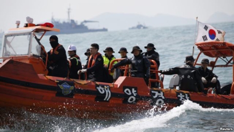 Vụ đắm phà Sewol: Số người chết tăng lên 268 người