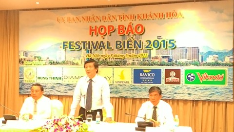 Festival biển Nha Trang 2015 dự kiến thu hút 100 nghìn lượt khách