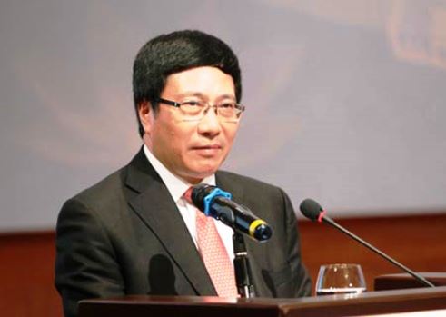 Phó Thủ tướng Chính phủ, Bộ trưởng Bộ Ngoại giao Phạm Bình Minh.