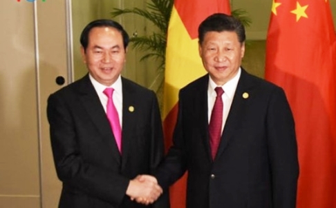 Chủ tịch nước Trần Đại Quang và Tổng Bí thư, Chủ tịch nước Trung Quốc Tập Cận Bình