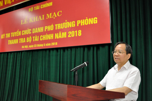 Thanh tra Bộ Tài chính thi tuyển chức danh phó trưởng phòng