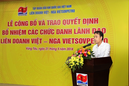 Vietsovpetro có tổng giám đốc mới