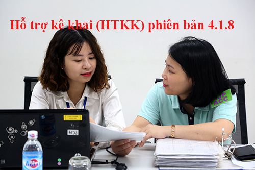 Nâng cấp ứng dụng Hỗ trợ kê khai phiên bản 4.1.8