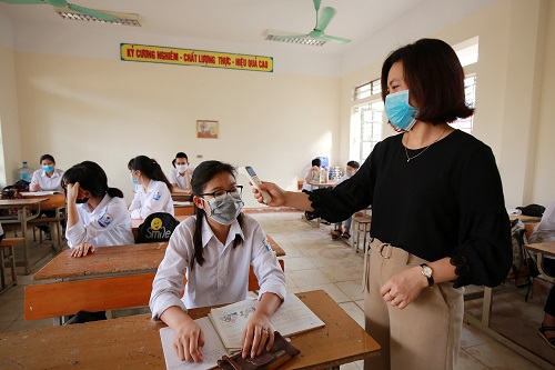 Hà Nội: Chú trọng phòng dịch trong ngày đầu học sinh trở lại trường