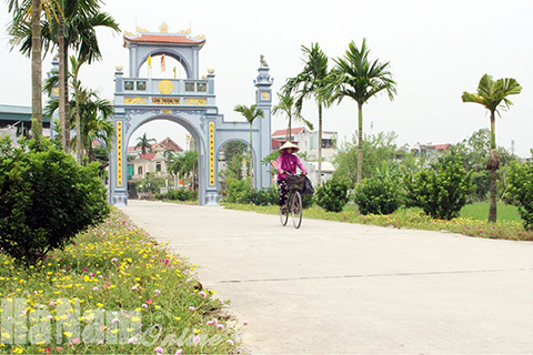 Huyện Bình Lục, tỉnh Hà Nam đạt chuẩn nông thôn mới