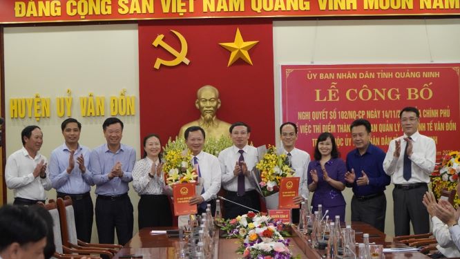 Quảng Ninh: Công bố thí điểm thành lập Ban quản lý Khu kinh tế Vân Đồn