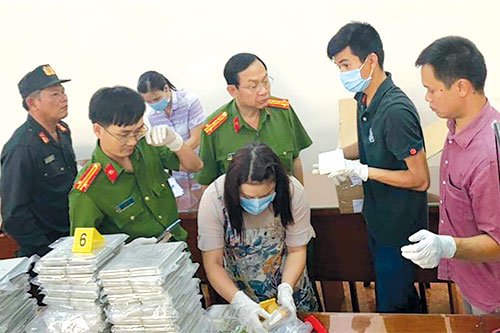 Tang vật ma túy trong một chuyên án có sự tham gia của Cục Điều tra chống buôn lậu.