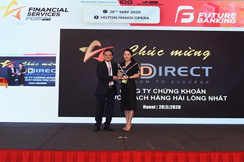 vndirect nhan cu dup giai thuong tai financial service awards 2020