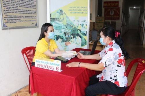 Chi trả lương hưu, trợ cấp BHXH tháng 5, 6/2021 vào cùng một kỳ