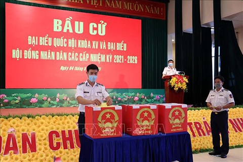 Bà Rịa-Vũng Tàu tổ chức bầu cử sớm cho cử tri công tác dài ngày trên biển
