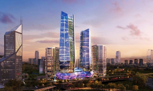tap doan nao gan voi 3 financial hub theo truc bac trung nam