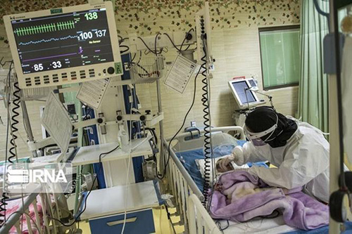 Điều trị cho bệnh nhân nhiễm COVID-19 tại bệnh viện ở Tehran, Ira