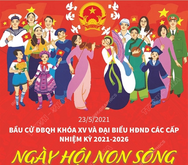 Infographic: Ngày hội non sông