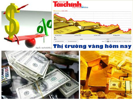 Tỷ giá VND/USD ‘lùi bước’, giá vàng tiếp tục ‘khóc ròng’