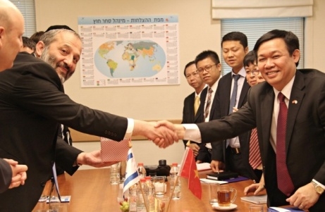 viet nam israel cung mong muon thuc day hon nua hop tac thuong mai va dau tu