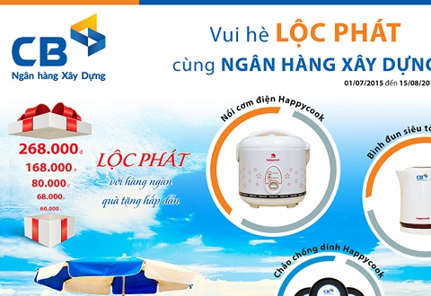 Ngân hàng Xây dựng hoạt động trở lại từ 1/7