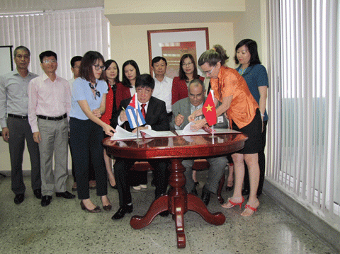 viet nam cuba day manh hop tac trong linh vuc kho bac