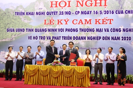 Quảng Ninh cam kết cải thiện mạnh mẽ môi trường kinh doanh