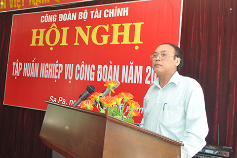 Công đoàn Bộ Tài chính tập huấn nghiệp vụ năm 2016