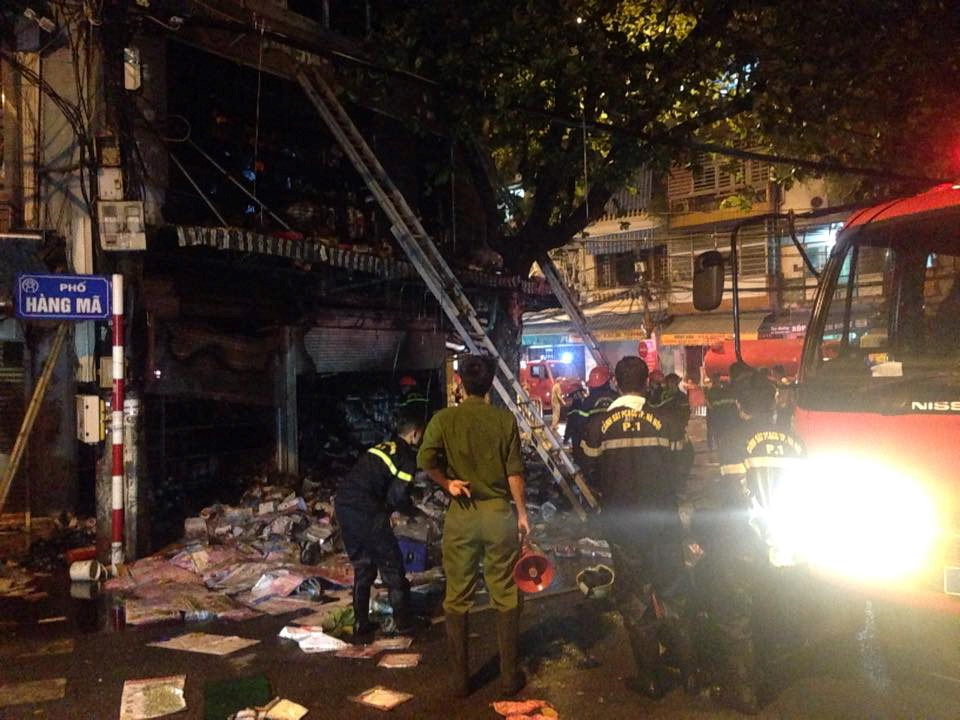 Hà Nội: Cháy nhà dân ở khu vực phố cổ