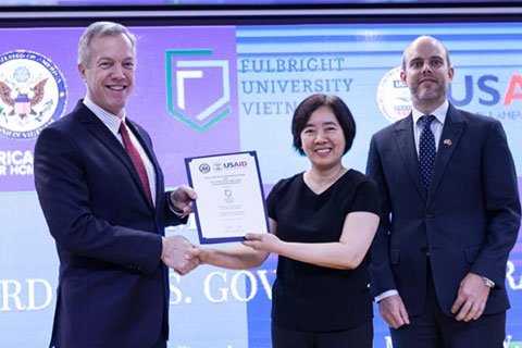 my tai tro dai hoc fulbright viet nam 155 trieu usd