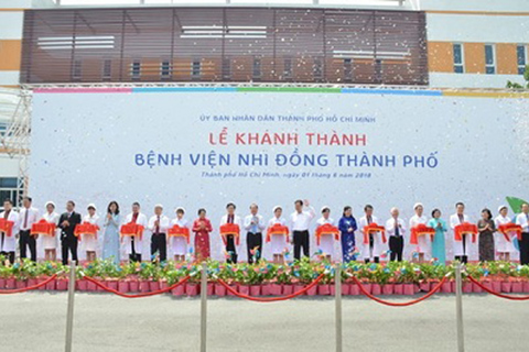 Khánh thành bệnh viện nhi hiện đại nhất nước