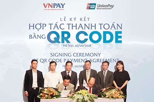 Hợp tác thanh toán bằng QR CODE góp phần phát triển thương mại