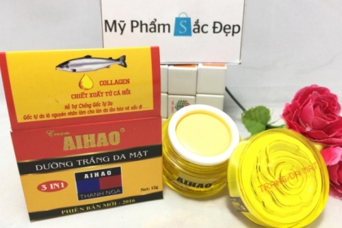 Thu hồi kem trắng da mặt AIHAO và Gel mụn 10g không đạt chất lượng