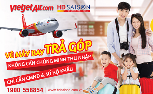 mua vé máy bay trả góp