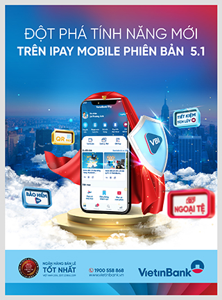 Đột phá tính năng với phiên bản mới nhất VietinBank iPay Mobile 5.1