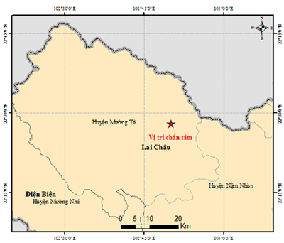 Xuất hiện liên tiếp 2 trận động đất cường độ lớn ở Mường Tè