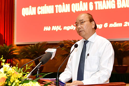 Thủ tướng dự Hội nghị Quân chính toàn quân 6 tháng đầu năm 2020