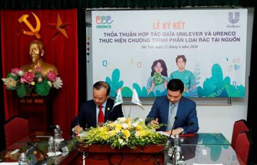 Unilever và URENCO hợp tác triển khai phân loại rác tại nguồn ở Hà Nội