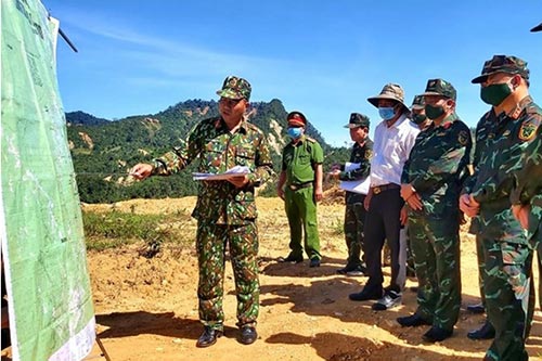 Đoàn công tác của Bộ Tư lệnh Quân khu 5 khảo sát tại các xã Phước Kim, Phước Thành và Phước Lộc