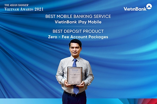 vietinbank nhan 2 giai thuong quoc te uy tin ve ngan hang ban le