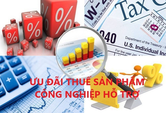 Sản phẩm công nghiệp hỗ trợ được ưu đãi thuế ra sao?